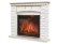 Электрокамин Electrolux Sphere Plus EFP/P-2720RLS с порталом Firelight Porto 25, камень белый, беленый дуб