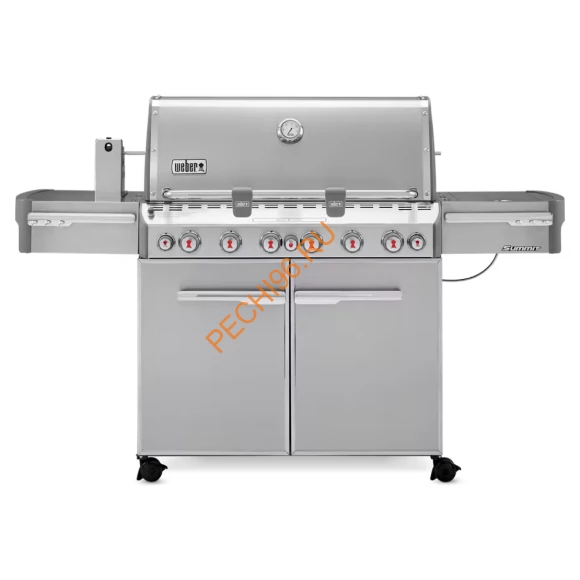 Газовый гриль WEBER SUMMIT S-670 GBS, нержавеющая сталь