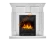 Электрокамин Electrolux Classic EFP/P-1020LS с порталом Firelight Colonna Classic, белый