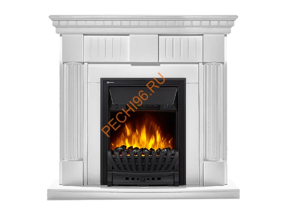 Электрокамин Electrolux Classic EFP/P-1020LS с порталом Firelight Colonna Classic, белый