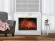 Электрокамин Electrolux EFP/P-3020LS с порталом Firelight Loft 30, камень белый, белая эмаль