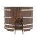Купель для бани BentWood овальная из мореного дуба Рустик, 1,02х1,68 м
