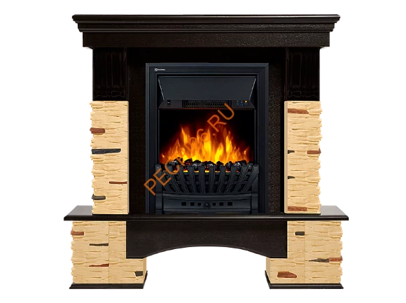 Электрокамин Electrolux Classic EFP/P-1020LS с порталом Firelight Pietra Nuovo Classic, сланец натуральный
