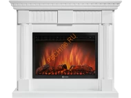 Электрокамин Electrolux EFP/P-3020LS с порталом Firelight Colonna 30, белый