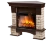 Электрокамин Electrolux EFP/P-2520LS с порталом Firelight Forte Wood 25U угловой, камень коричневый