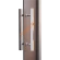 Дверь стеклянная Grandis GS 7х19-G-Н-Si коробка алюминий Silver