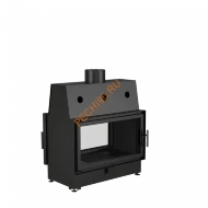 Каминная топка ECHA-TECH ECT Double 90x51/С 15 кВт, туннель, футеровка чугун
