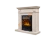 Электрокамин Electrolux Classic EFP/P-1020LS с порталом Firelight Bianco Classic, беленый дуб