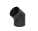 Отвод LAVA черный 45 гр d 120 мм сталь 2 мм 