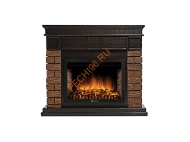 Электрокамин Electrolux EFP/P-3020LS с порталом Firelight Bricks Wood 30, камень темный