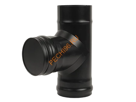 Тройник 90 гр Везувий BLACK (AISI 430/0,8мм) d 200
