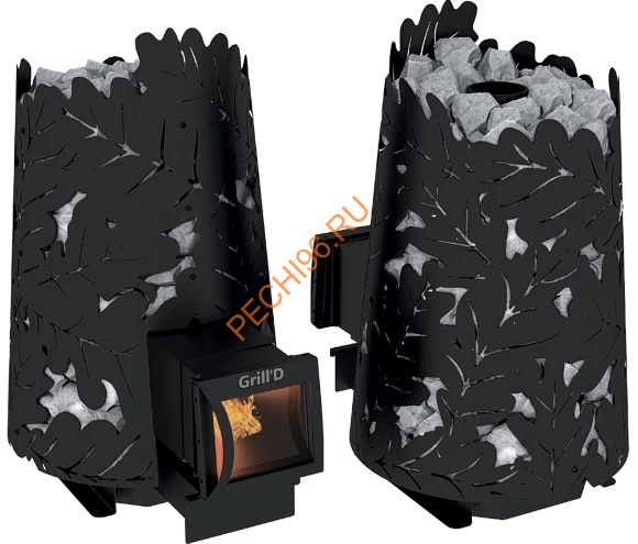 Печь банная Grill’D Dubrava 180 Long black