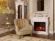 Электрокамин Electrolux EFP/P-3020LS с порталом Firelight Ovatio 30, беленый дуб