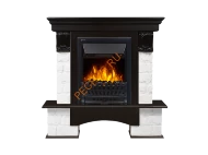 Электрокамин Electrolux Classic EFP/P-1020LS с порталом Firelight Forte Classic, камень белый, темный дуб