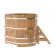 Купель для бани BentWood угловая из дуба Рустик, 1,37х1,37 м