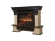 Электрокамин Electrolux Sphere Plus EFP/P-3320RLS с порталом Firelight Forte 30U угловой, камень бежевый, темный дуб