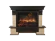 Электрокамин Electrolux Sphere Plus EFP/P-3320RLS с порталом Firelight Forte 30U угловой, камень бежевый, темный дуб