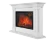 Электрокамин Electrolux EFP/P-3020LS с порталом Firelight Castello 30, белый