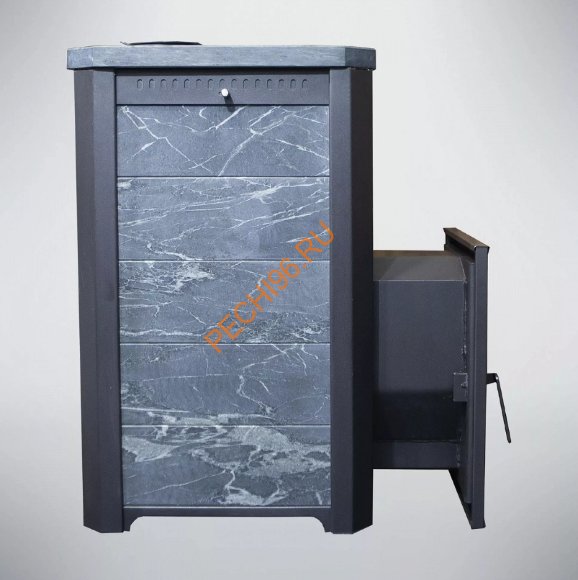 Печь банная Варвара Сказка, талькохлорит, сталь 6 мм