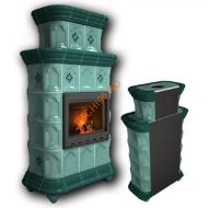 Печь-камин КимрПечь Истра пристенный двухъярусный Волна