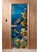 Дверь стеклянная DoorWood с фотопечатью «Коралловый риф»