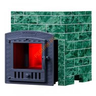 Печь банная Гефест Искандер 18 (П2) PRO, Оптима 680/40 Змеевик