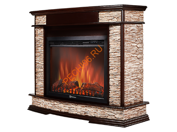 Электрокамин Electrolux EFP/P-3020LS с порталом Firelight Scala 30, сланец бурый Электрокамин Electrolux EFP/P-3020LS с порталом Firelight Scala 30, сланец бурый