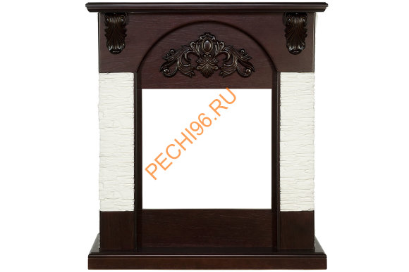 Портал Royal Flame Chester сланец мелкий белый под очаг Vision 18 LED FX