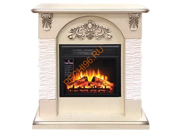Портал Royal Flame Chester сланец мелкий белый под очаг Vision 18 LED FX