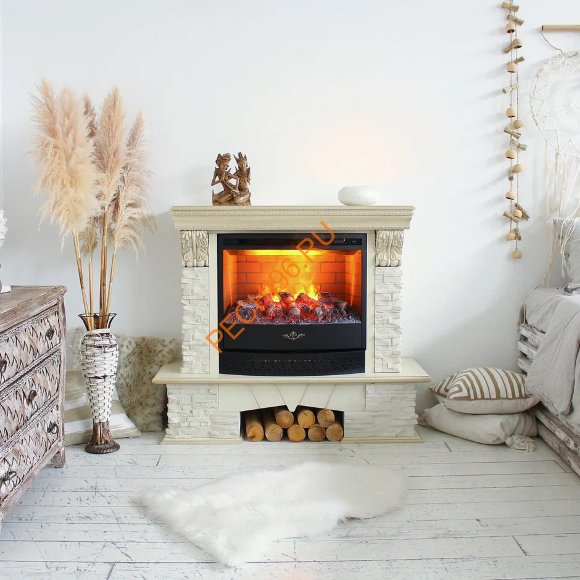 Электрокамин RealFlame Rockland Lux 25/25,5 WT с очагом 3D Firestar 25,5