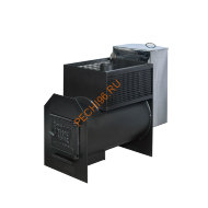 Печь банная Радуга 26Б из трубы 6 мм, под навесной бак сзади