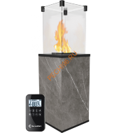 Камин уличный газовый Kratki PATIO/G31/37MBAR/Q/N/P/G, с пультом ДУ
