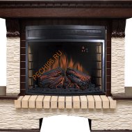 Электрокамин Royal Flame Pierre Luxe угловой темный дуб/сланец мелкий с очагом Dioramic 28 LED FX