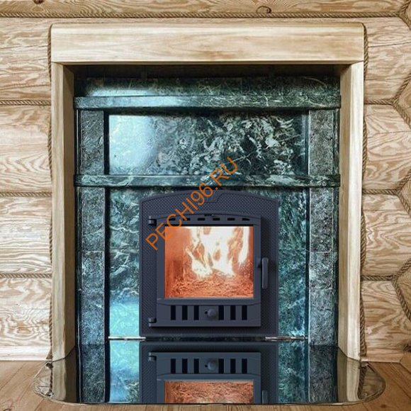 Печь банная Гефест GFS ЗК 40М в облицовке Президент 1120/50 Пироксенит 