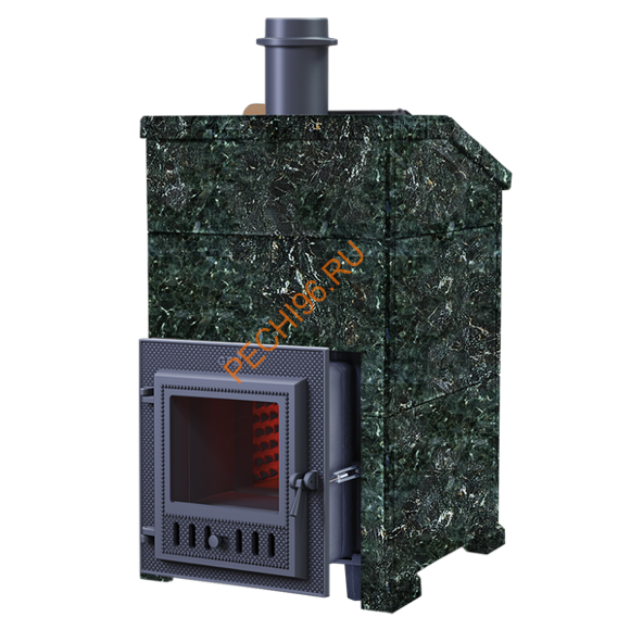 Печь банная Гефест GFS ЗК 40М в облицовке Президент 1120/50 Пироксенит 