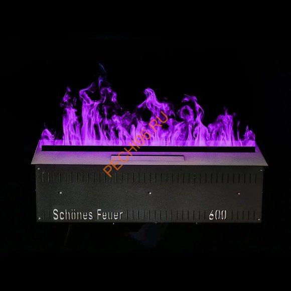 Паровой электрический очаг Schones Feuer 3D HotLine 600 RGB