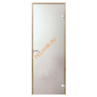 Дверь стеклянная Harvia «сатин» коробка ольха