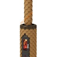 Печь-камин Термофор Сента Панголина терракота