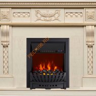 Электрокамин Royal Flame Corsica слоновая кость с патиной с очагом Aspen