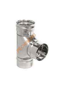 Тройник 87° ТиС Стандарт, нержавейка AISI 304, D200 мм