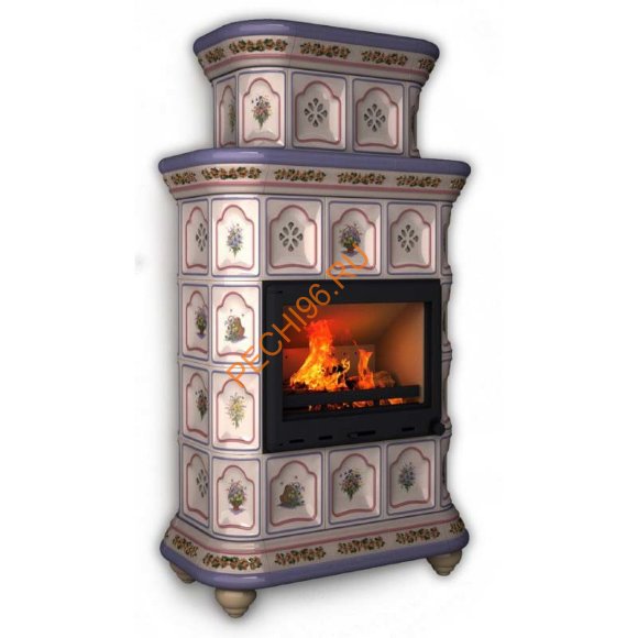 Печь-камин КимрПечь Истра пристенный двухъярусный Луг Печь-камин КимрПечь Истра пристенный двухъярусный Луг