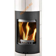 Керамическая печь-камин Thorma DELIA Ceramic черно-белая