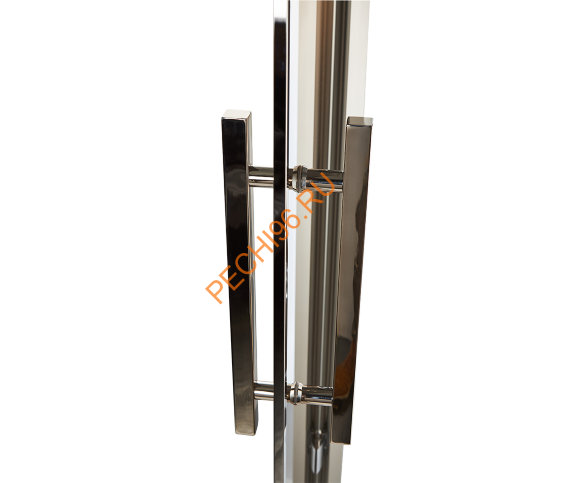 Дверь стеклянная Grandis GS 8х21-B-H-Si коробка алюминий Silver