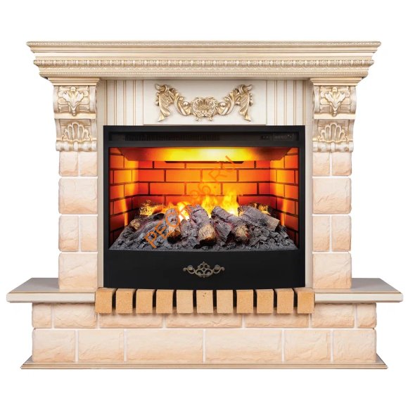 Электрокамин RealFlame Gracia 24/25,5 WT/AO с очагом 3D Firestar 25,5