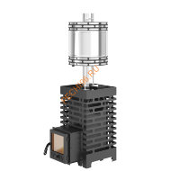 Печь банная Aston 16С с баком на трубе 50л, D115 (AISI 439) круглый