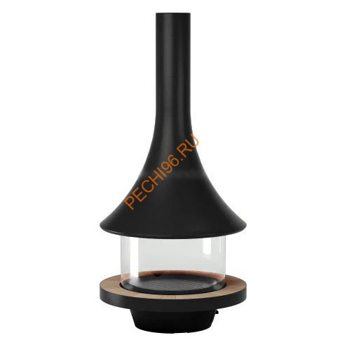 Камин Bordelet EVA 992, центральный со стеклом