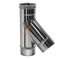 Тройник ВУЛКАН VHG 45°, нержавейка AISI 321, d 450 мм Тройник ВУЛКАН VHG 45°, нержавейка AISI 321, d 450 мм