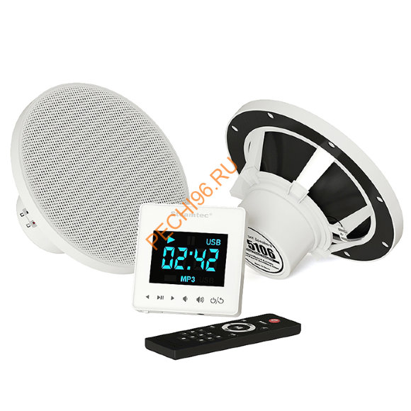 Комплект акустической системы Steamtec TOLO Music system для бани, сауны, хамама Комплект акустической системы Steamtec TOLO Music system для бани, сауны, хамама