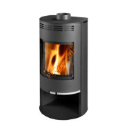 Стальная печь-камин Thorma ZARAGOZA чёрная