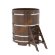 Купель для бани BentWood круглая из мореного дуба Премиум, D1,17м
